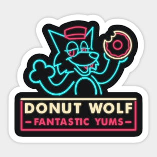 Donut Wolf - Fantastic Yums! Sticker